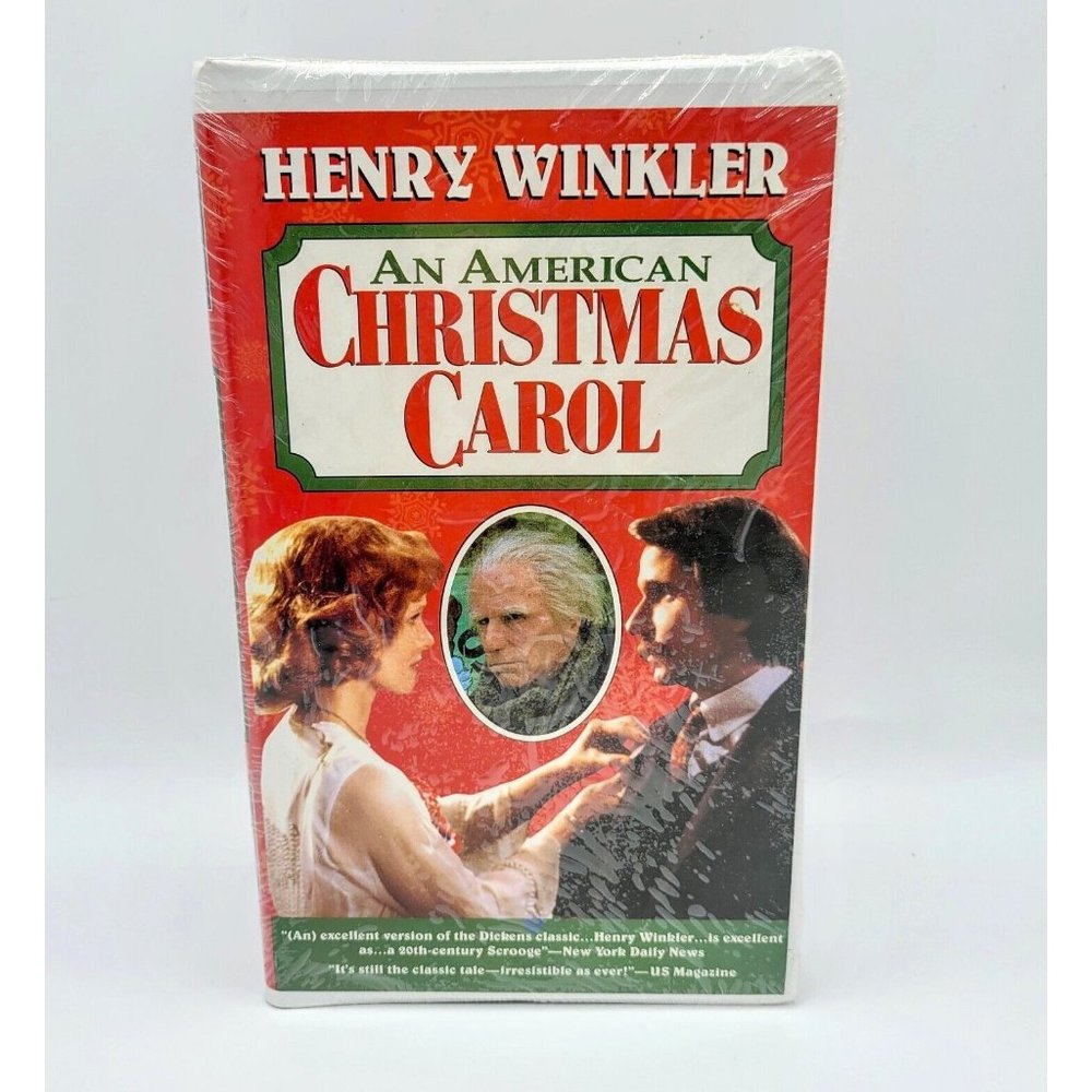 An American Christmas Carol VHS Movie New Hernry Winkler 1995
